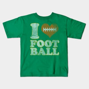 I Heart Football Kids T-Shirt